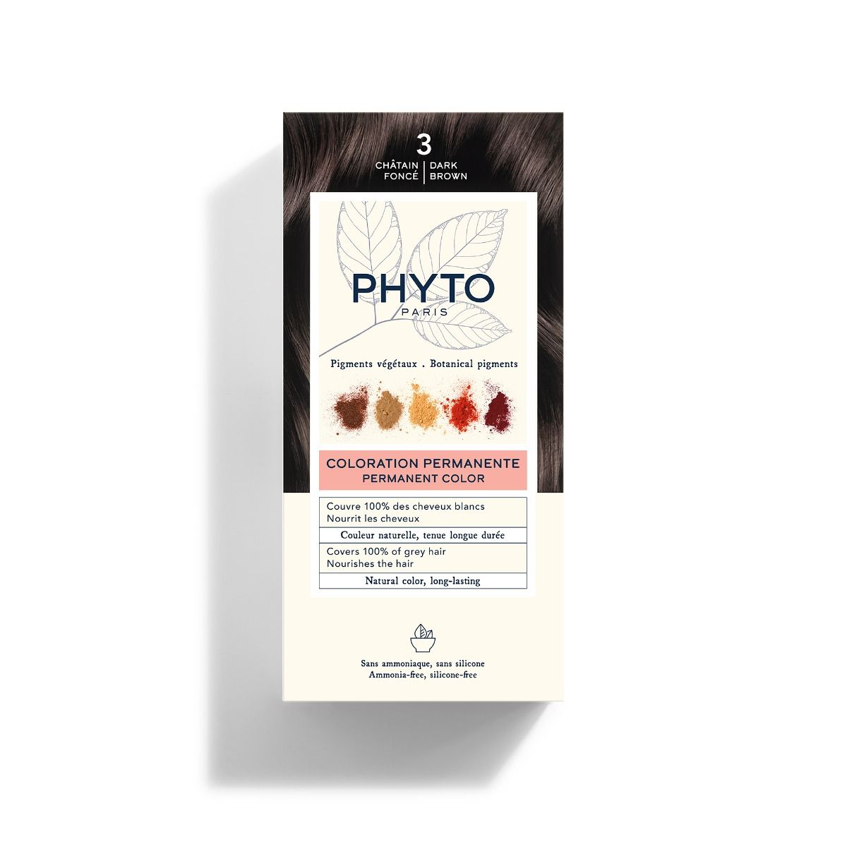 Phyto Hair Color 3 Castaño Oscuro