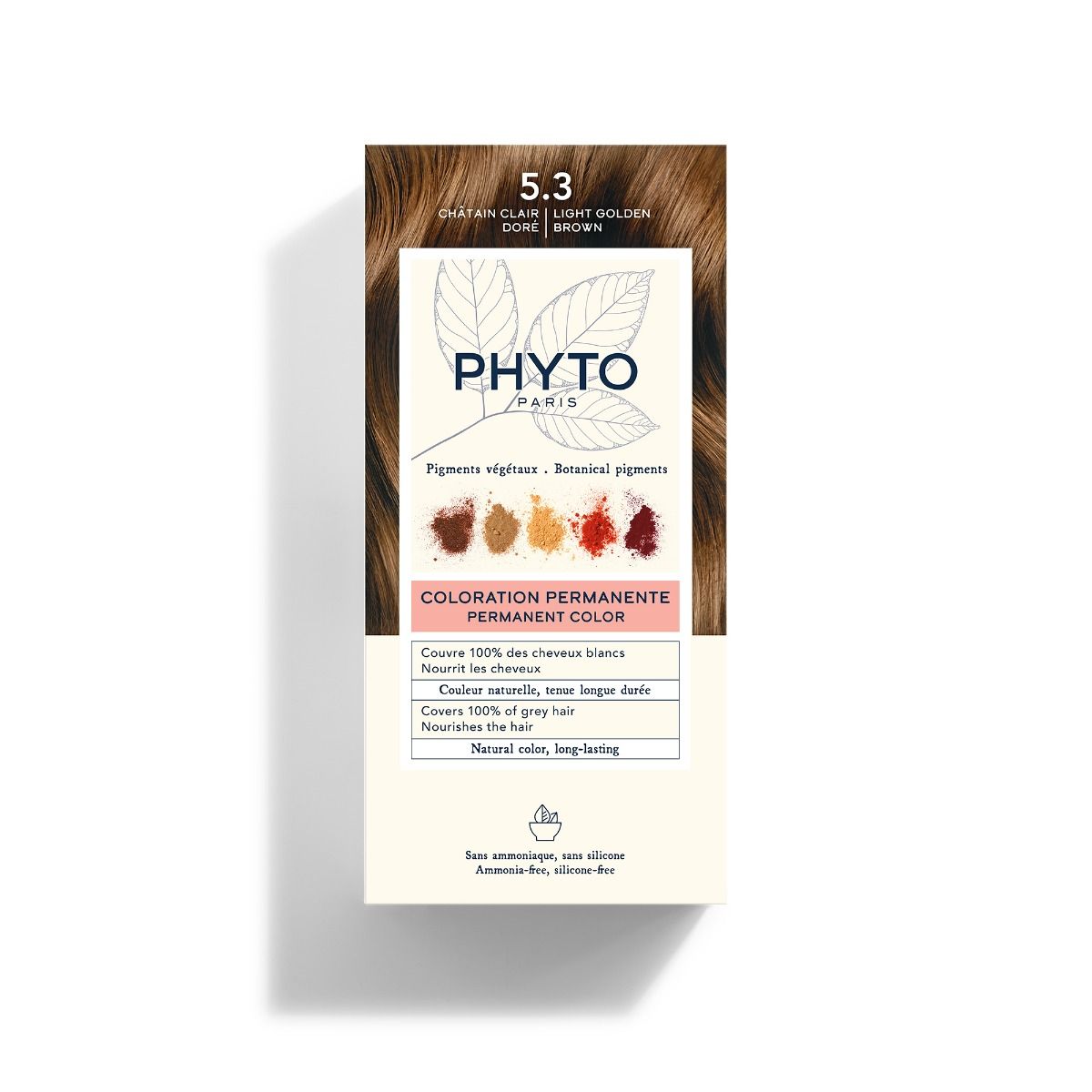 Phyto Hair Color 5.3 Castaño Claro Dorado